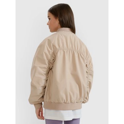 2. Girls' transitional bomber jacket 4F 4FJWSS25TJACF184-82S