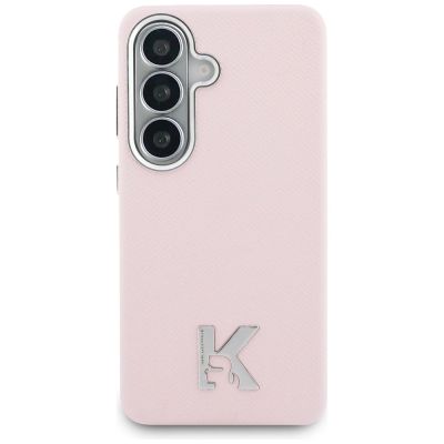 3. Karl Lagerfeld K Metal Logo MagSafe Case for Samsung Galaxy S26 - Pink