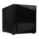 8. AS5404T NAS; Tower; 4x (3.5" SATA HDD/ 2.5" SSD); Intel Celeron N5105; 4GB DDR4 SODIMM (max. 16GB), 2x 2.5GbE 4x M.2 2280 NVMe PCIe 3.0, 3x USB 3.2 Gen, 1x HDMI 2.0b