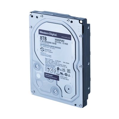 4. HDD WD Purple WD85PURZ (8 TB; 3.5"; 256 MB; 5640 rpm)