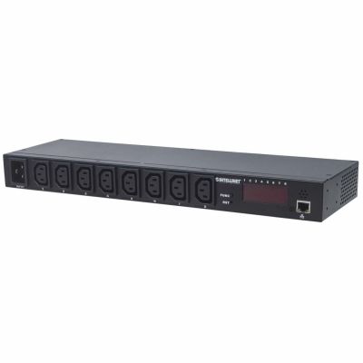 7. Intellinet 163682 PDU 8-way power strip, black