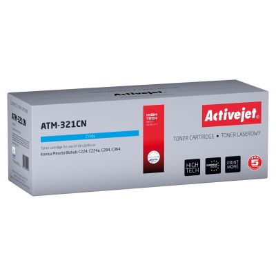 Activejet ATM-321CN Toner (replaces Konica Minolta TN321C; Supreme; 25,000 pages; blue)