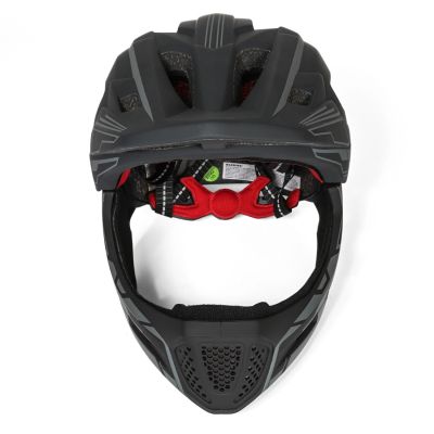 8. Wozinsky Kids' Full Face Bike Helmet with USB Rear Light S - Gray
