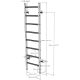 13. GYMNASTIC WOODEN AND METAL WALL BAR WITH 4 HANDLES BENCHK 200W
