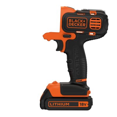 9. Black & Decker MT218K-QW Oscillating Multi-Tool Black, Orange 8500 OPM