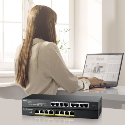8. Zyxel GS1915-8EP Switch 8p PoE (PoE+: 8;) 60W Managed Gigabit