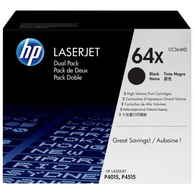 5. HP (CC364XD) No 64XD HP64XD HP 64XD Dual Pack Cartridge (CC364XD)
