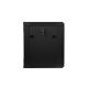 7. Lanberg WF01-6409-10B single-section cabinet (9U; 502mm / 600mm / 450mm; wall-mounted; Glass; 19''; black)