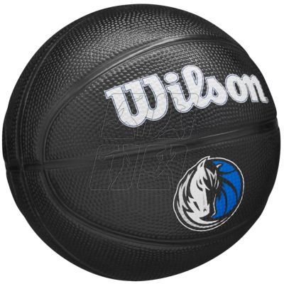 2. Wilson Team Tribute Dallas Mavericks Mini Ball WZ4017609XB basketball