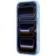 5. Guess IML 4G Script Metal Case for iPhone 17 Pro / 18 Pro - Light Blue