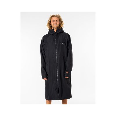 5. RIP CURL Anti-Series Hooded Poncho - black