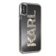 5. Karl Lagerfeld Karl Logo Glitter iPhone X/Xs Case - Black