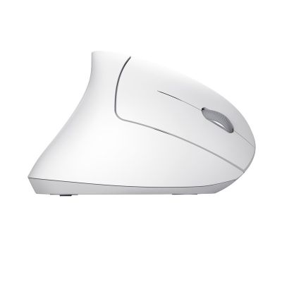 7. TRUST Verto Wireless Vertical Ergonomic Mouse, White