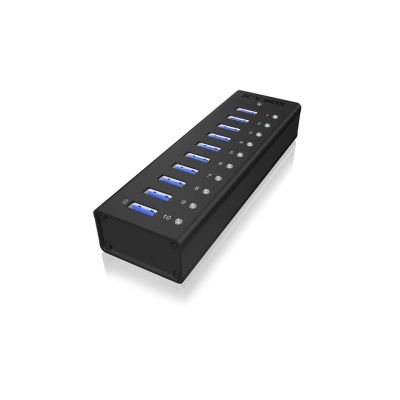2. ICY BOX IB-AC6110 USB 3.2 Gen 1 (3.1 Gen 1) Type-B 5000 Mbit/s Black