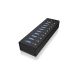 2. ICY BOX IB-AC6110 USB 3.2 Gen 1 (3.1 Gen 1) Type-B 5000 Mbit/s Black