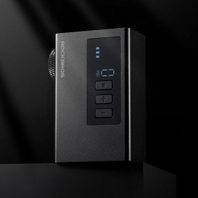 3. Rockbros AS240 PRO Cordless Pump 120 psi Compressor 420mAh - Black