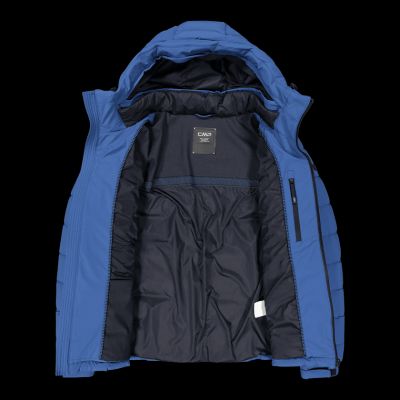 8. CMP Men's Hooded Winter Sports Jacket Blue (34K0167/M969)