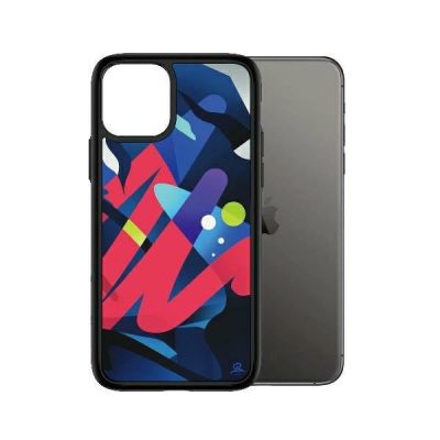 3. PanzerGlass ClearCase antibacterial Mikael B Limited Artist Edition case for iPhone 11 Pro - multicolor