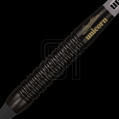 7. Unicorn Black Brass soft tip darts - Gary Anderson 16g: 23661 | 18g: 23662
