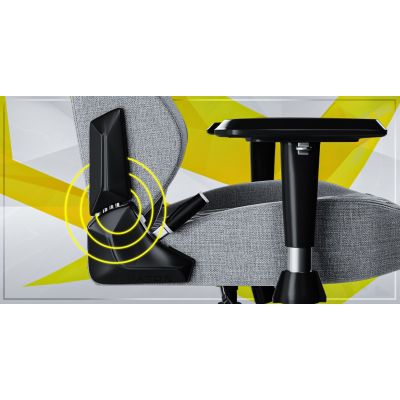 19. HATOR Darkside 3M Fabric Universal Gaming Chair Gray
