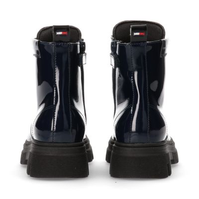 5. Tommy Hilfiger Lace Up Bootie Blue W T4A5-33040-0775800-800