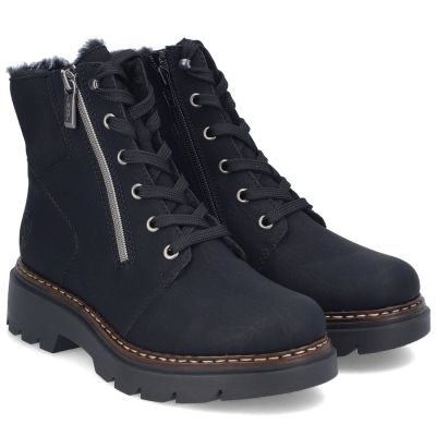 4. Comfortable Women’s Black Hiking Boots Rieker 76720-00