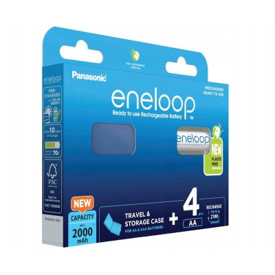 2. PANASONIC ENELOOP AA 2000mAh 4 pcs + CASE