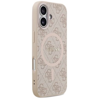 4. Guess 4G Ring Classic Logo MagSafe Case for iPhone 17 - Pink