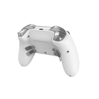 5. Dragonshock Nebula Pro White Bluetooth Nintendo Switch Gamepad
