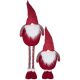 SANTA CLAUS ON TELESCOPIC LEGS 30X18X100CM ARTICASA RED