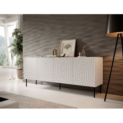 3. HOLE chest of drawers 190x40.5xH74.5 white matt