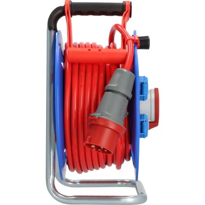 3. Brennenstuhl 1182770010 cable distributor, 25 m, 3 mains sockets, outdoor, black, blue, grey, red