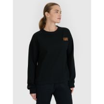 Women's oversize longsleeve with print 4F 4FWSS25TLONF393-20S