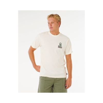 RIP CURL Vaporcool Search Stack Tee Men's White