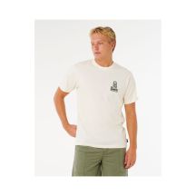 RIP CURL Vaporcool Search Stack Tee Men's White