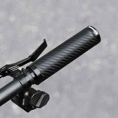 2. Rockbros Bike Grips Twisted Straight Anti-Slip Grips - Black