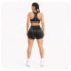 6. Women's Black COMBATWEAR Muay Thai Shorts | DBX Bushido