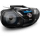 2. Philips AZB798T/12 Portable Stereo System Analog and Digital 12W DAB, DAB+, FM Black MP3 Player