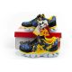 10. Leomil children's sports shoes Pokemon sneakers lightweight with velcro LED black yellow