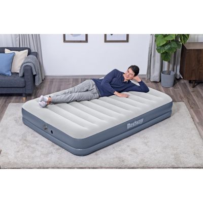 13. Bestway 6716T Air Mattress Double Mattress Blue, Gray