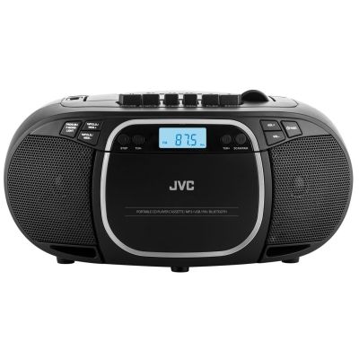6. JVC RC-E451B Boombox black radio player