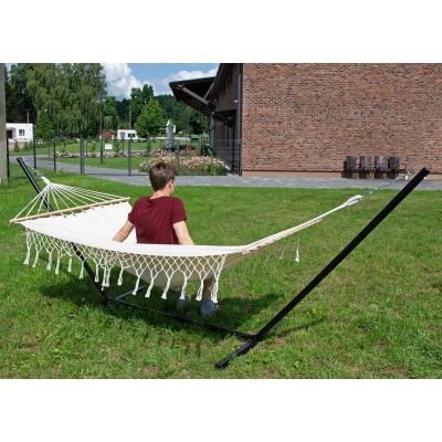 9. METAL HAMMOCK STAND 374x91x111CM