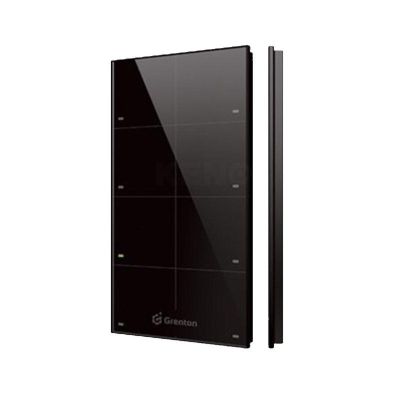 Grenton Touch Panel/ 8 touch fields/ TF-Bus/ black glass front