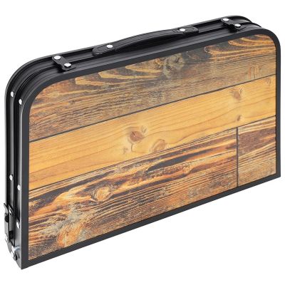8. FOLDABLE CAMPING TABLE 60X45X25/56CM WOOD