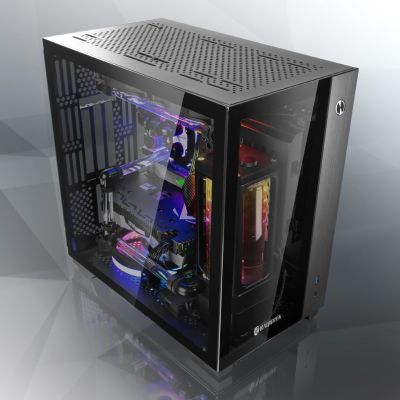 15. RAIJINTEK PAEAN Mini Mini Tower Black