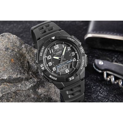 5. CASIO AQ-S800W-1BVEF SOLAR watch + BOX