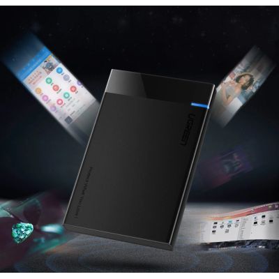 19. Ugreen bay for HDD SSD disk housing 2.5 '' SATA USB 3.2 Gen 1 (5 Gbps) micro USB SuperSpeed + 0.5 m cable black (US221 30848)