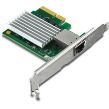 Trendnet TEG-10GECTX Network Card, Internal, Wired, PCI Express, Ethernet, 10000 Mbit/s, Green, Gray