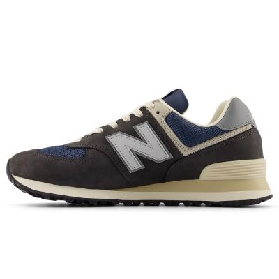 3. New Balance U574 black Lifestyle unisex sneakers (U574SGG)