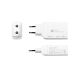 3. Alcasa PCA-W007W Mobile Charger Universal White AC Fast Charging Internal